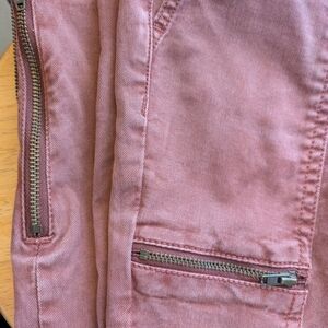 LILA RYAN Dusty Brick Brown Terracotta Cargo Jeans